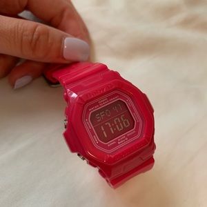 Shocking pink Casio Baby-G